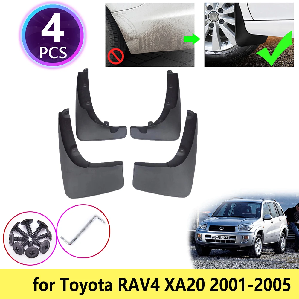 

for Toyota RAV4 XA20 2001 2002 2003 2004 2005 RAV 4 Mudguards Mudflap Fender Mud Flaps Splash Flap Guards Front Rear Accessories