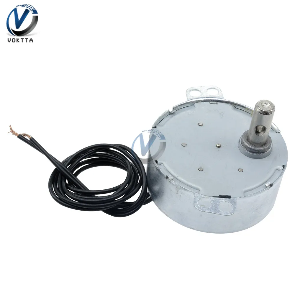 TYC-50 Synchronous Motor AC 12V AC 220V Permanent Magnet Synchronous Motor 5 / 6RPM CW CCW Microwave Turntable