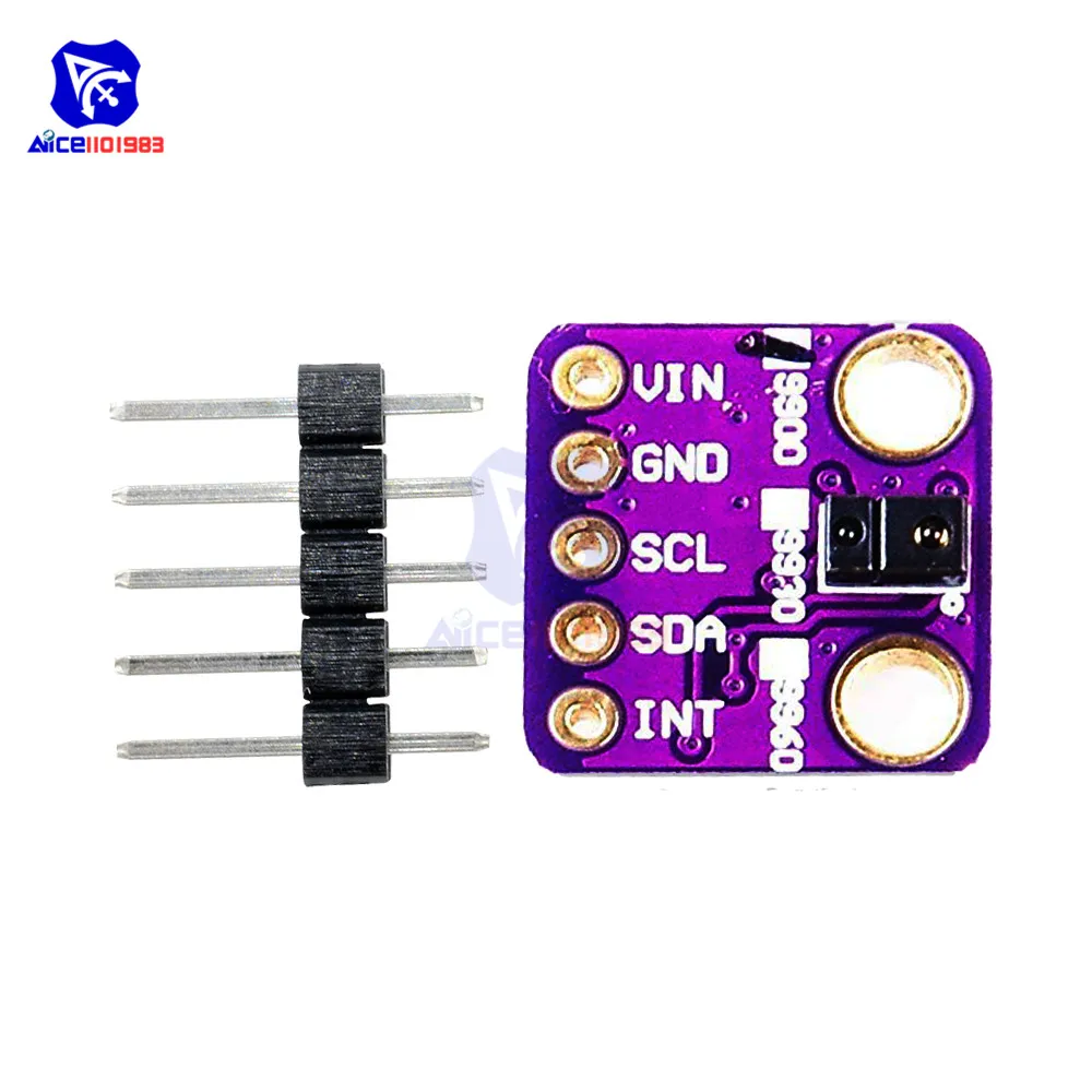 diymore GY-9900 LLC APDS-9900 RGB Motion Direction Identification Infrared Gesture Sensor 16-Bit Resolution I2C VBUS Interface