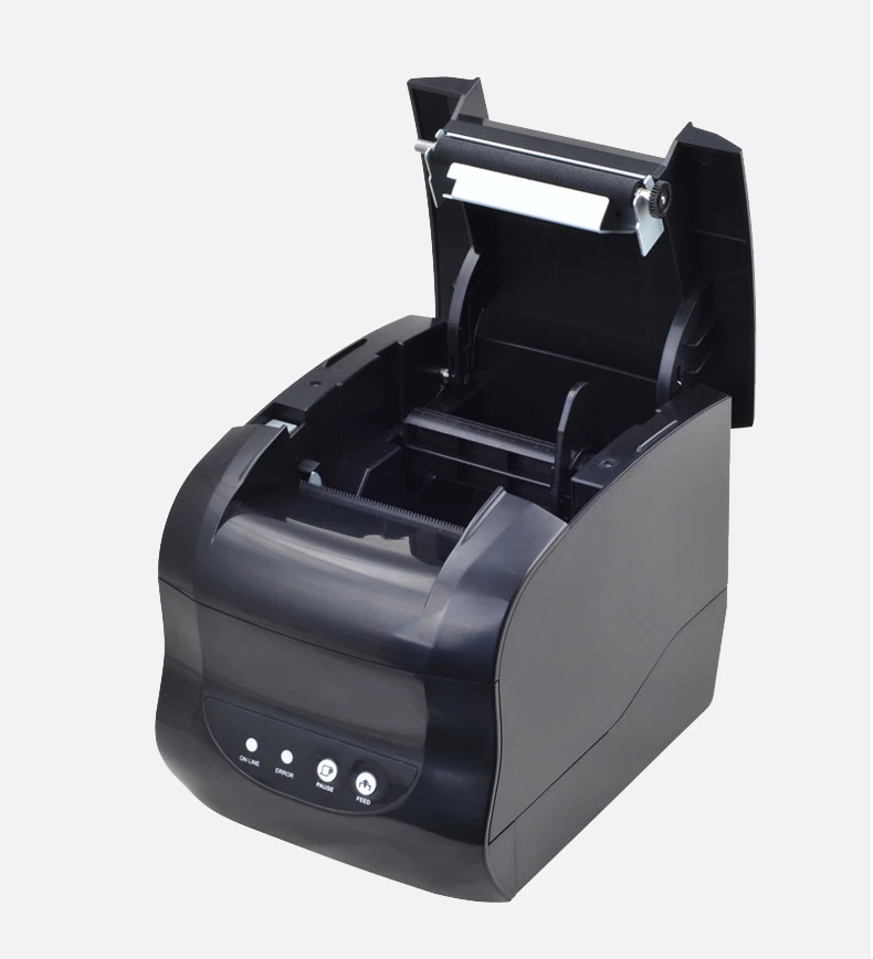 XP-365B Bluetooth Thermal Label Sticker Barcode printer 80mm and Thermal Receipt printer Support Thermal Adhesive Paper Printing