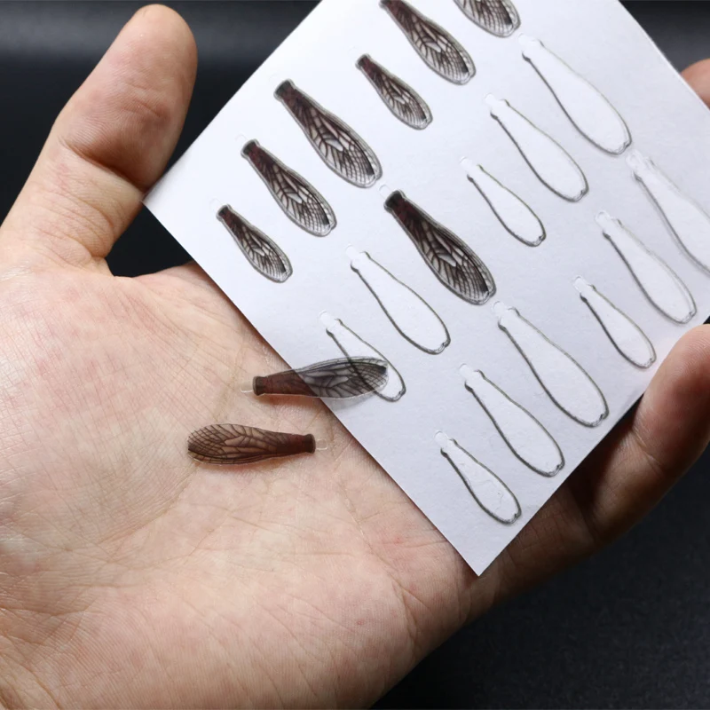 Royal Sissi 108 sztuk zestaw super realistyczne muchy dla dorosłych skrzydła stonefly i caddis mucha wiązanie skrzydeł pstrąg mucha przynęty wędkarskie materiały wiązujące — zdjęcie 4