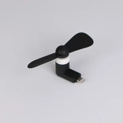 3-In-1Mini Ventilatore del USB di trasporto di Tipo C Micro USB Mini Ventilatore del dispositivo di Raffreddamento per il iPhone Samsung Xiaomi