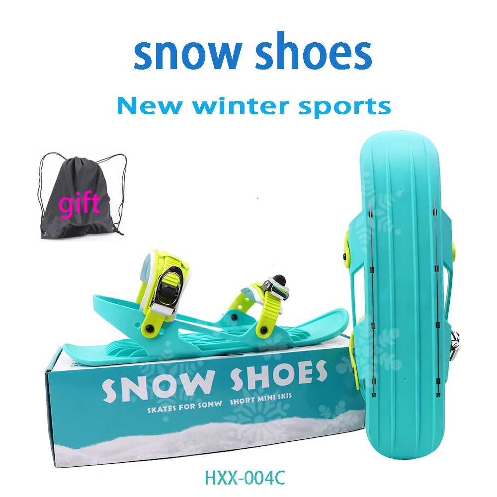 Mini Snowblade Ski Patins para Esportes Ao Ar Livre, Sapatos De Esqui, Modelos Universais, Skiboard, Presente