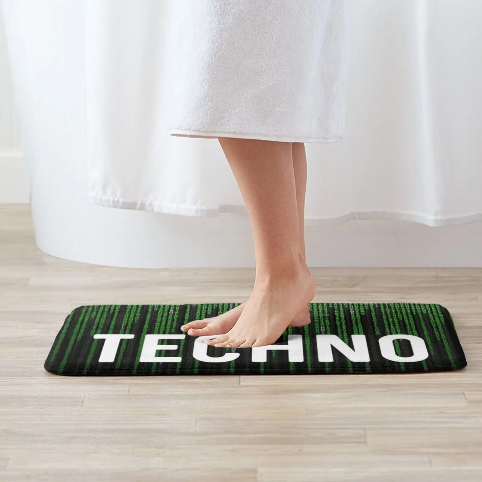 Techno Matrix Soft Cushion Home Carpet Door Mat Car Rug Techno Religion I Love Techno Techno Lovers The Matrix