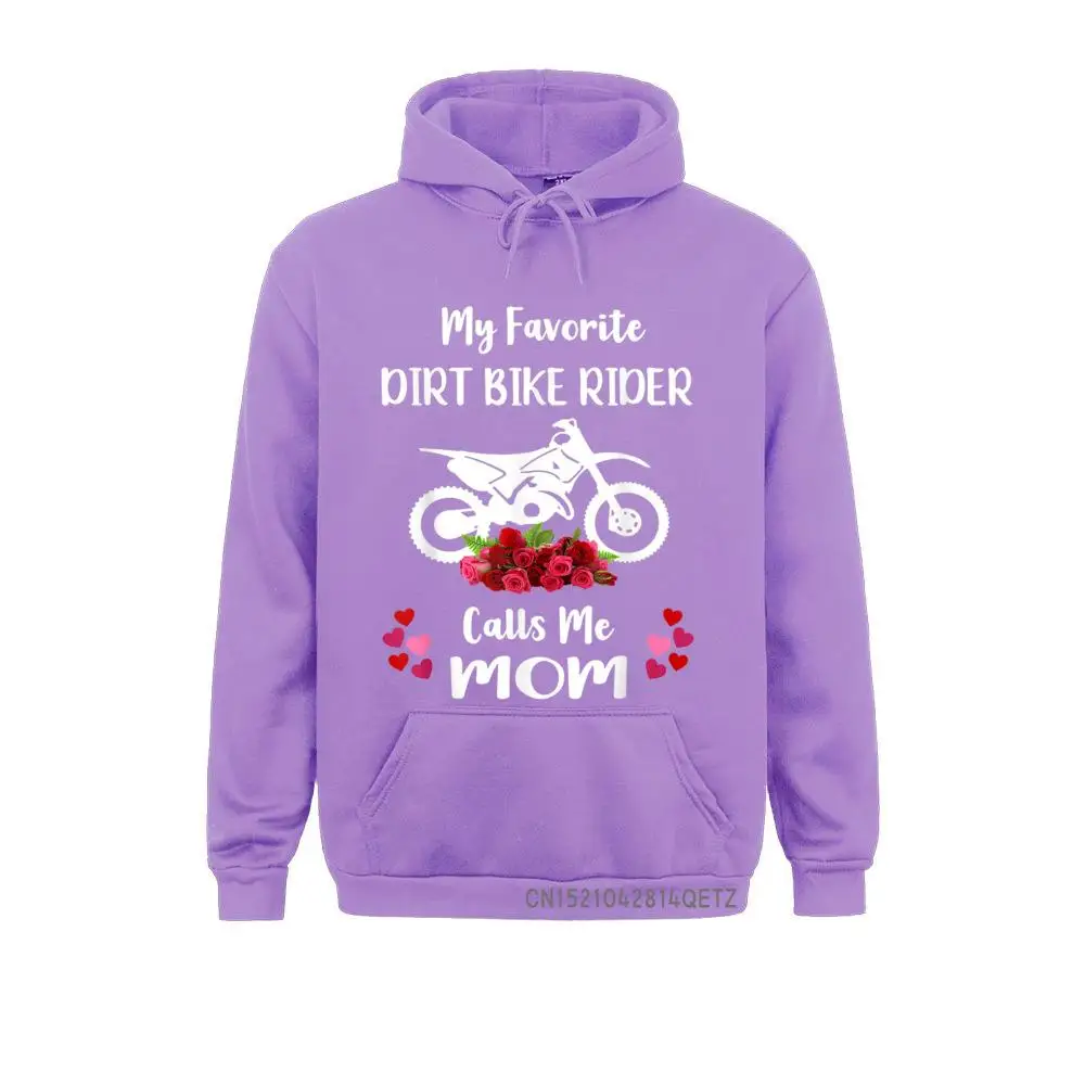 Prevailing Dirt Bike Mother Motocross Mom Gift With Flowers Long Sleeve Sweatshirts Ostern Day Hoodies For Men Hoods Custom