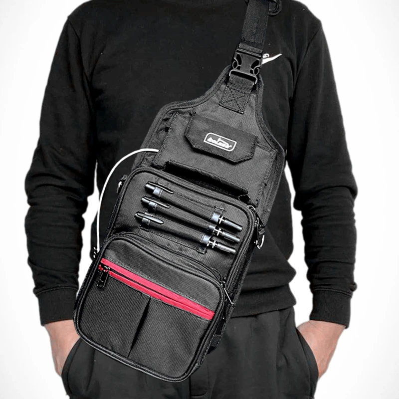 BOLE Mechanic Electrician Canvas Pocket Waterproof Travel Bag Multifunctional Tool Bag Messenger Bag