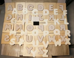 leather craft letter die cut knife mould DIY word punch tool template cutter height 50mm 1pc