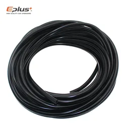 EPLUS Universal Hyperthermia Flame Retardant Silicone Silicone Hose Vacuum Tube Steam Pipe Water Pipes Black 3mm 4mm 6mm 8mm