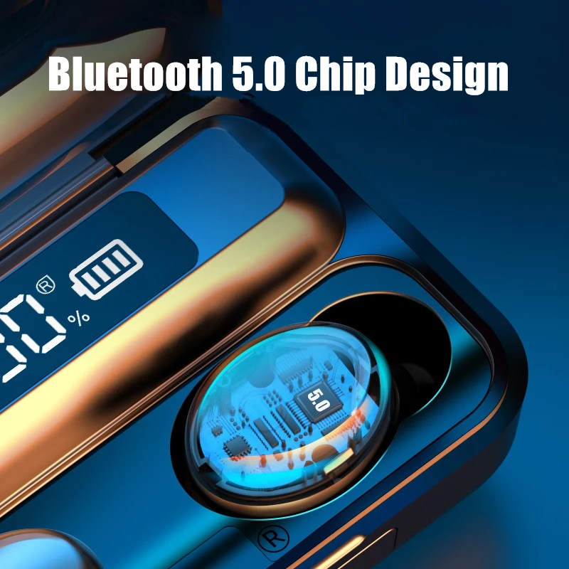 Draadloze Hoofdtelefoon Bluetooth Koptelefoon Waterdichte Oortjes Sport Oordopjes Voor Iphone Huawei Samsung Xiaomi Tws Muziek Headset