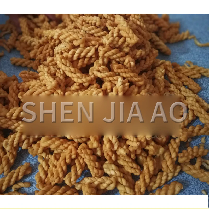 1PC Automatic Food Crispy Twisting Machine Automatic Food Snack Making Machine Fully Automatic Oiling Snack Food Making Machine