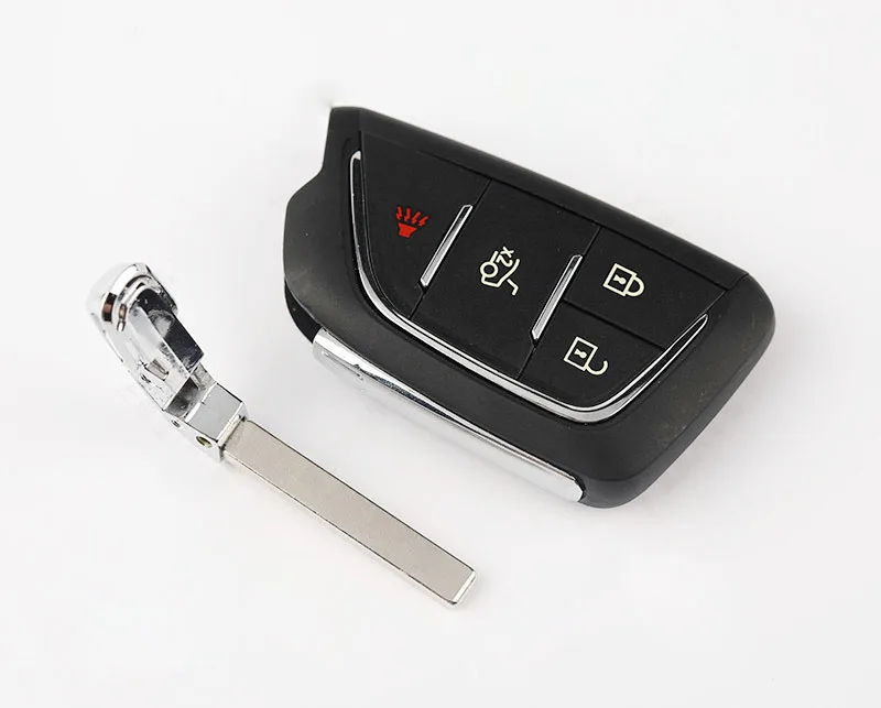 Smart key Shell for Cadillac XT4 XT5 XTS CT6 SRX ATSL with Emergency Insert Smart Key blade