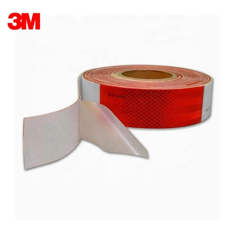 3M Reflective Tape 983D For Car, red &White alternative Waterproof Sticker,Dropshipping