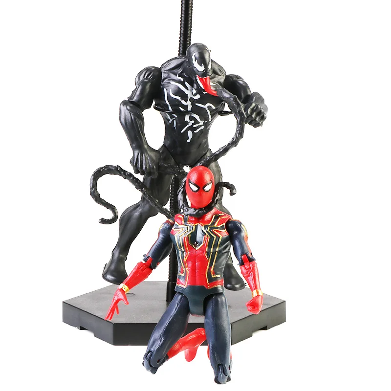 16cm Marvel Avengers Loki Venom Spiderman Hulk Captain America Deadpool Action Figure Toys Model Dolls New Year Gift For Kids