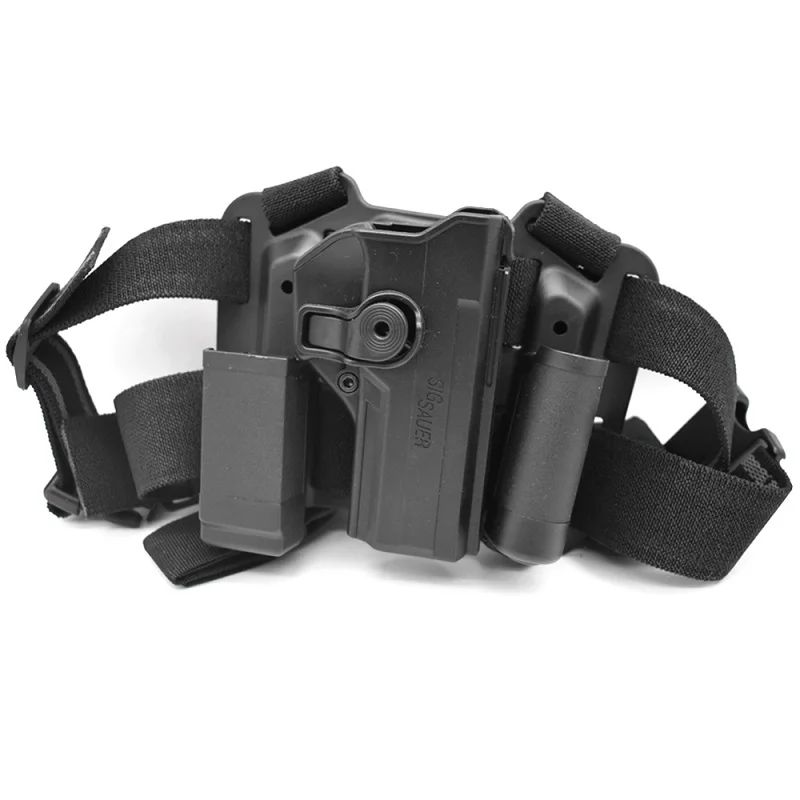 Tactical Gun Holster for P250 Belt Waist Pistol Case Drop Leg HolsterHunting Universal Holster Belt Clip Shim
