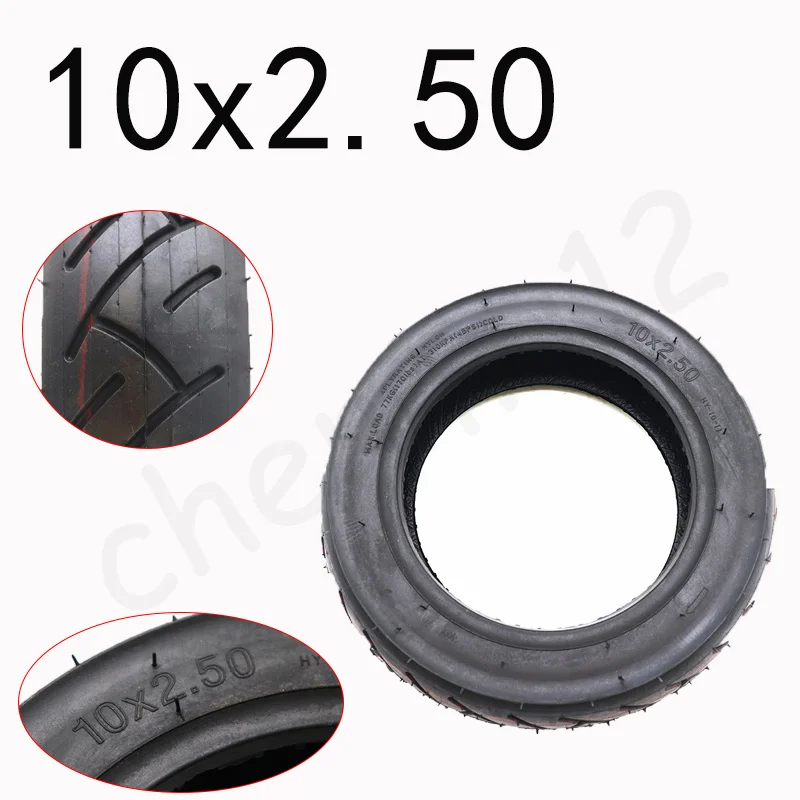 

Free Shipping High Quality Speedway 10x2.50 10inch Electric Scooter Inner Tube Outer Tube Explosion-proof Tires Advanced Tire