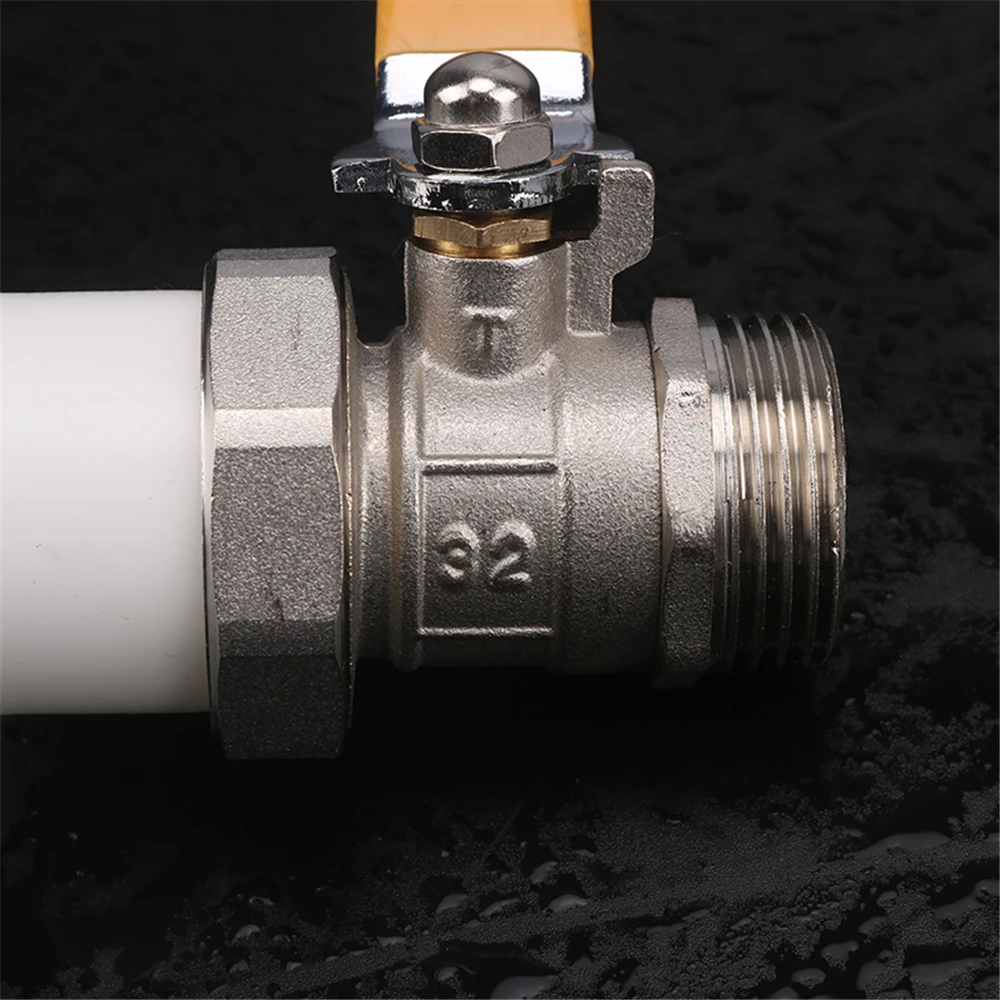 PPR Inner And Outer Wire Live Connection Copper Ball Valve 4 Points 6 Points Heating Copper Valve Hot Melt Water Pipe Valve