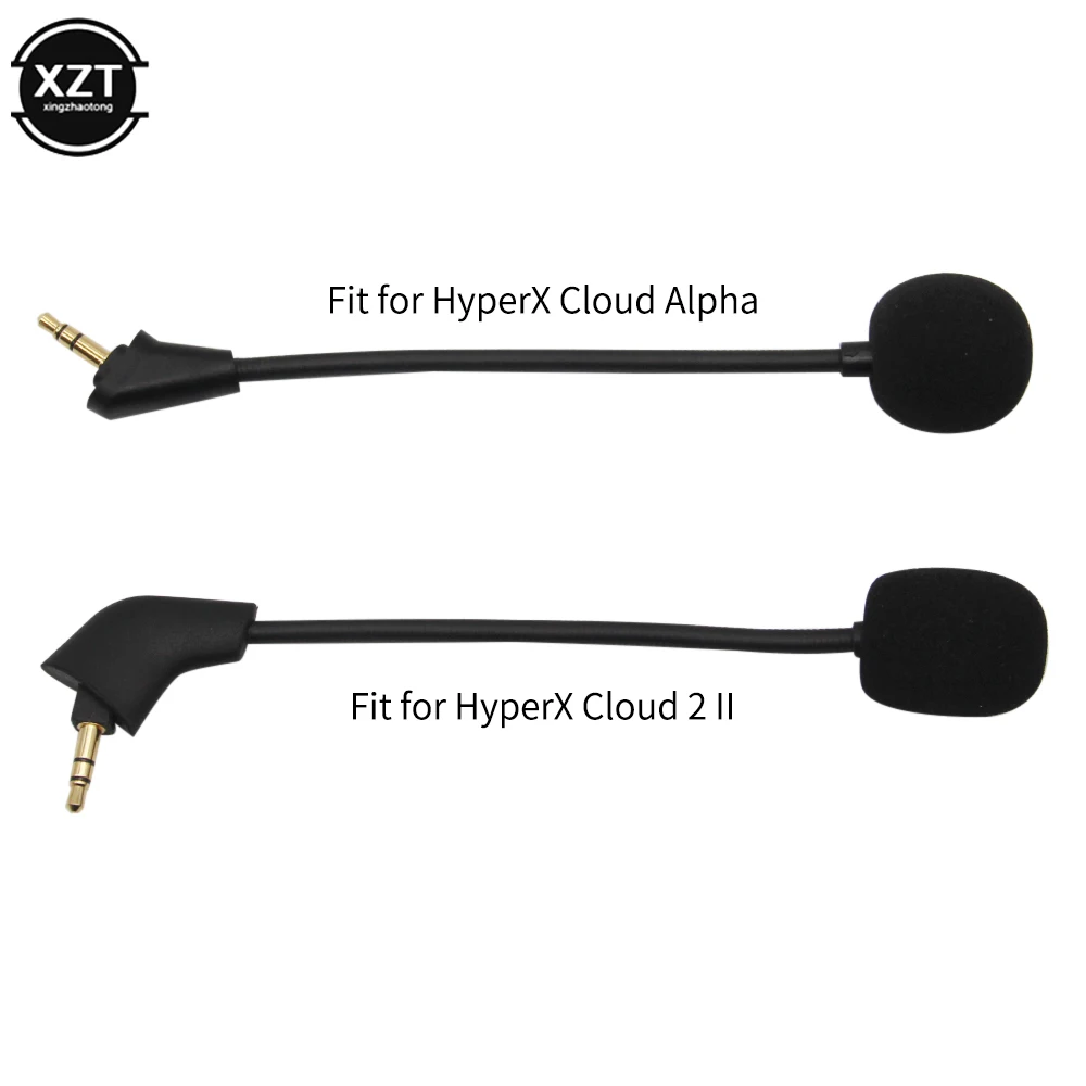 Headphone Microphone for Kingston HYPERX Cloud Alpha Revolver S Cloud 2 II Core Cloud Flight Gaming Headsets Accessories Mini