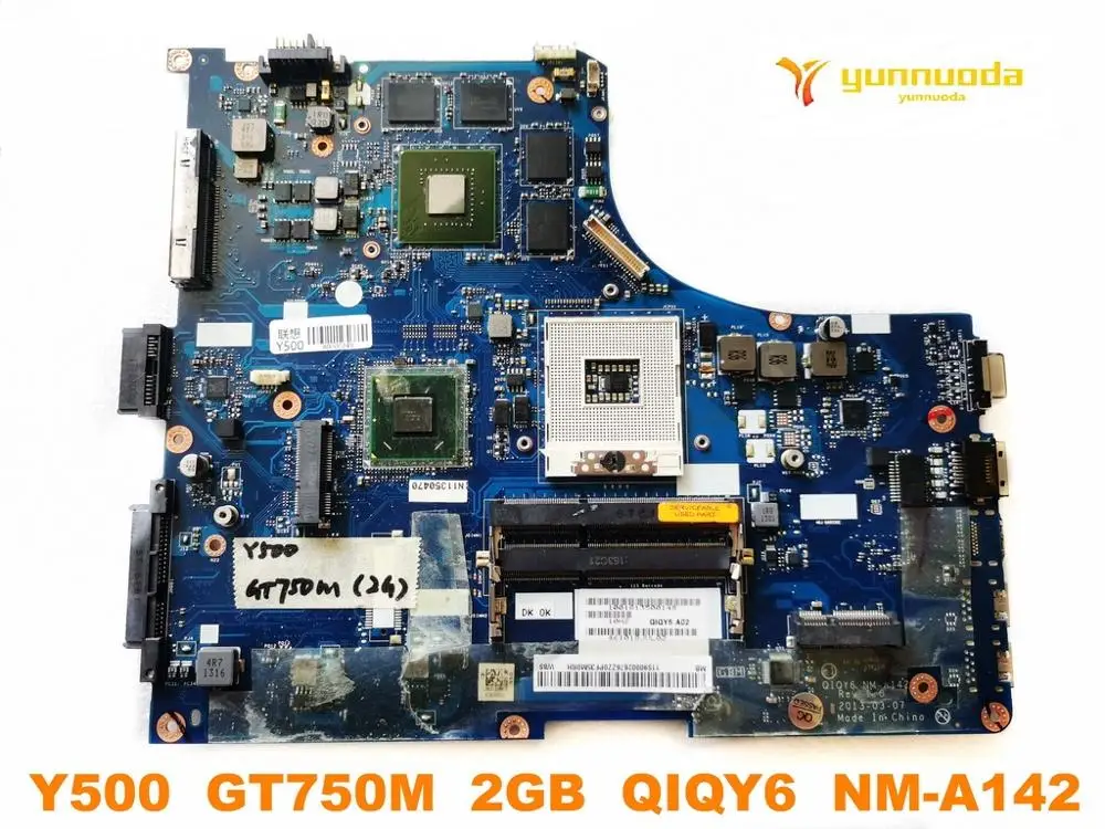 

Original for Lenovo Y500 laptop motherboard Y500 GT750M 2GB QIQY6 NM-A142 tested good free shipping