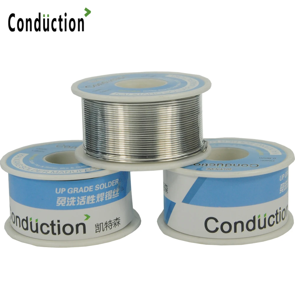 Solder Wire 0.3/0.5/0.8/1.0MM FLUX 2.0% 63FT Tin Lead Tin Wire Melt Rosin Core Solder Welding line sn63/pb37 Soldering Wire Roll