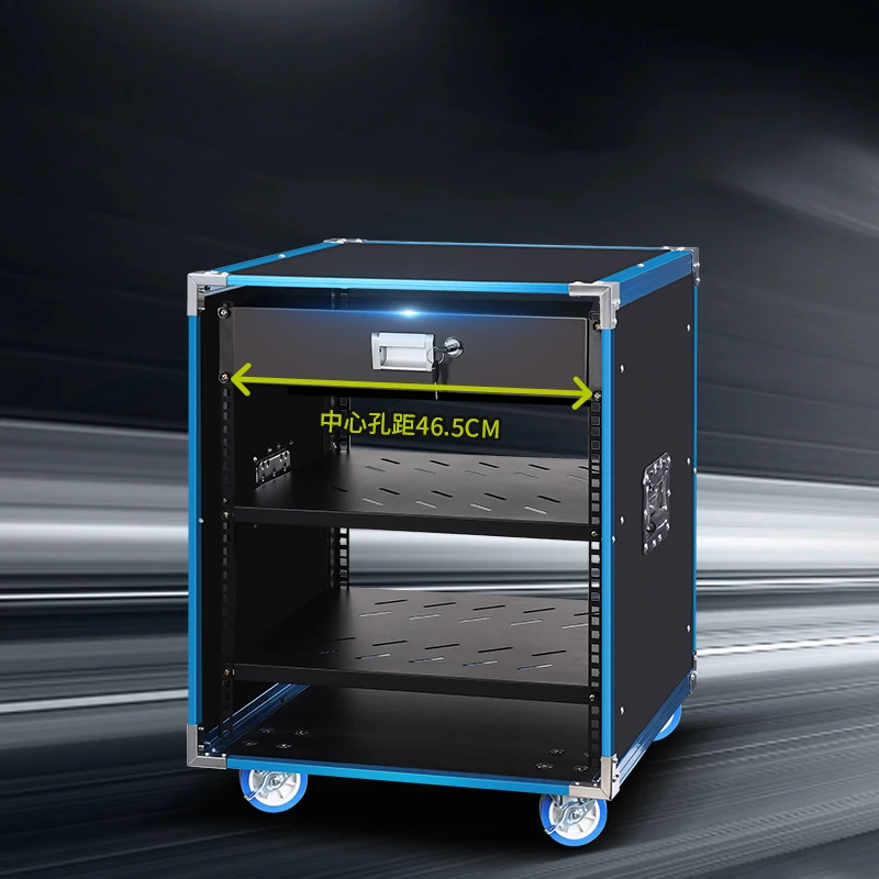 Металлический беспроводной микрофон 2U, 19-дюймовый Стандартный комод для шкафа с защитой от замка, хлопковый воздушный бокс, шкаф для хранения