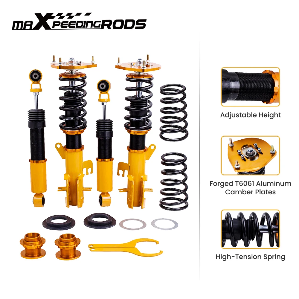 Adjustabke Height Coilovers Kits for Nissan Sentra B16 2007-2012 Sedan 2.0L 2.5L Shocks Absorbers Shock Spring Damper