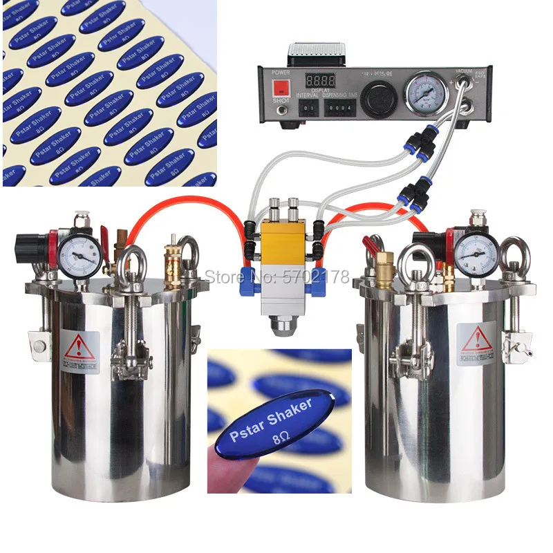 

BY-30AB Epoxy doming machine 3D doming label dispensing machine automatic epoxy sticker doming machine