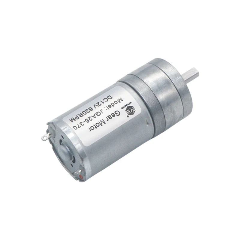 Factory In Stock Wholesale 20pcs/pack 6V-24V 12RPM-1360RPM 25mm Diameter Gearbox Central Shaft High Torque Gear Motor