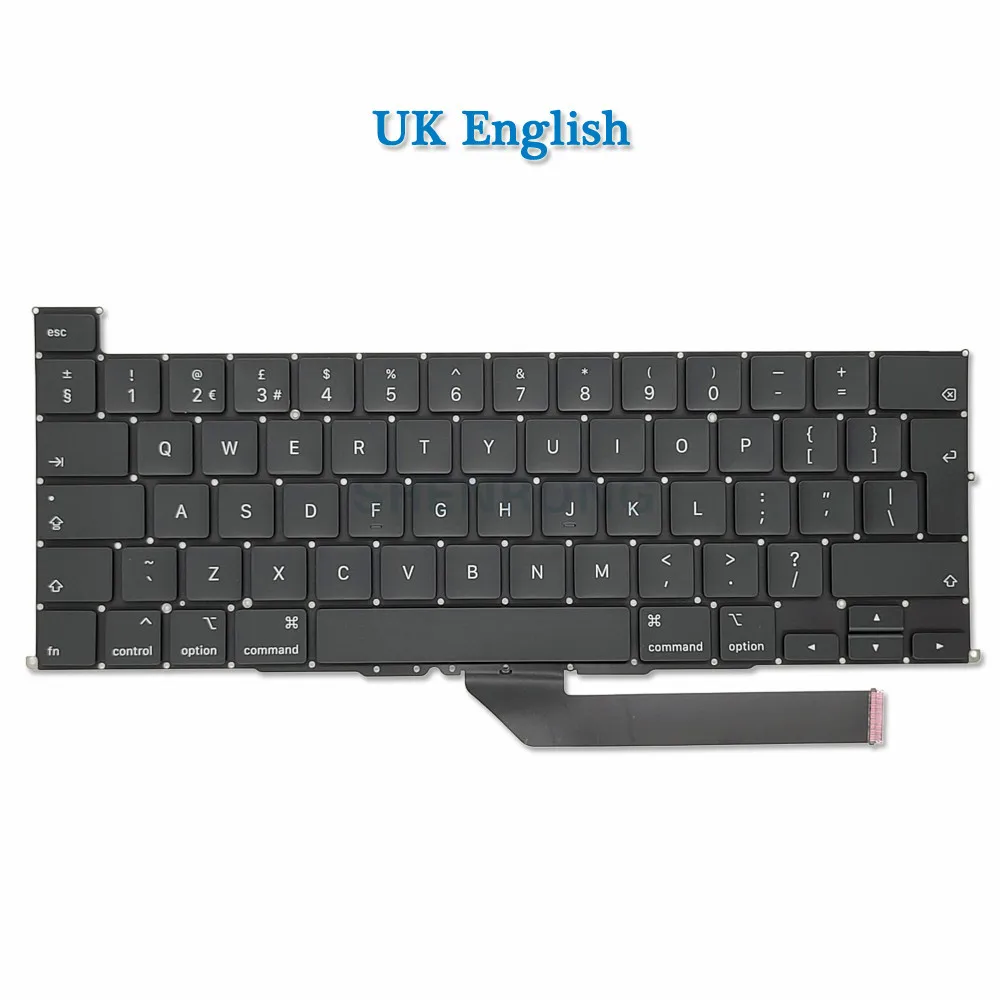 New A2141 Keyboard EU UK US English FR French Spanish German