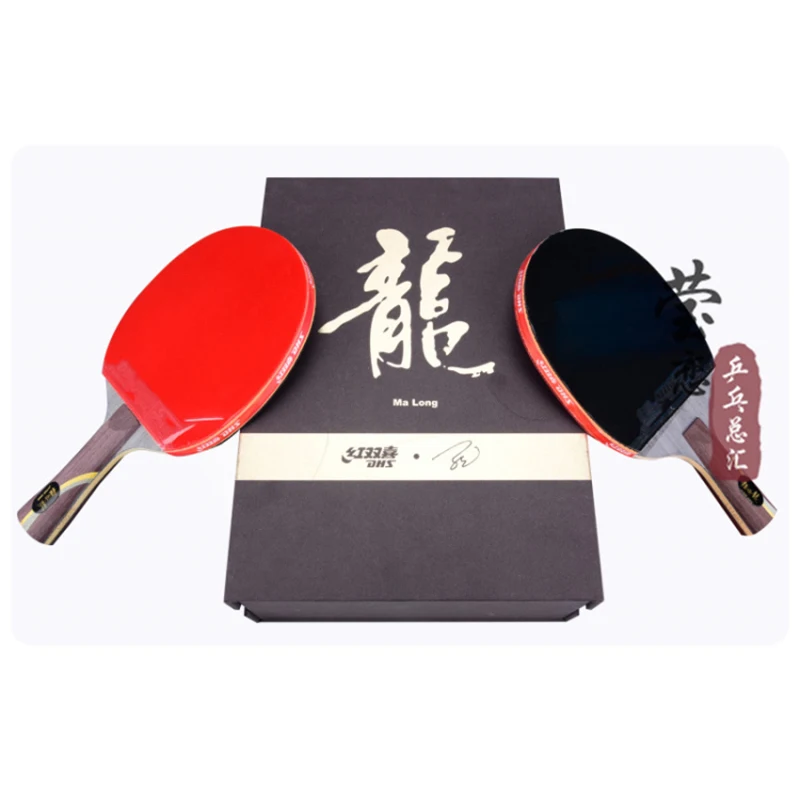 DHS Hurricane Ma Long Table Tennis Racket Arylate Carbon ALC Skyline 3  Tinarc Rubber  Bag Case