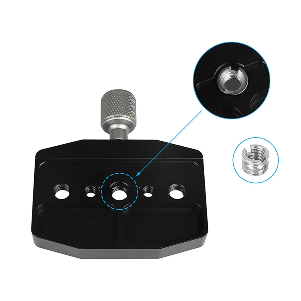 CAMVATE 90mm morsetto a sgancio rapido lungo Arca Swiss Plate Standard per treppiede per fotocamera, testa a sfera, staffa, altri accessori di montaggio