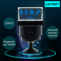 LILYGO® TTGO TTV Transparent Screen OLED Infrared Remote Control Programmable Mini TV ESP32 for Arduino Micropython Programming