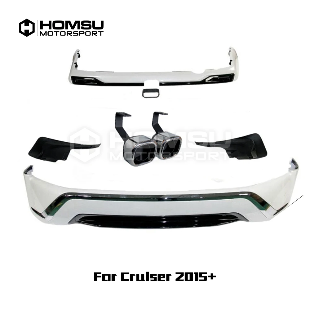 

MD Style Kits Front Rear lip Spoiler for Land Cruiser to VX Style 2015+ car bumper protector rear bumper front bunmoer