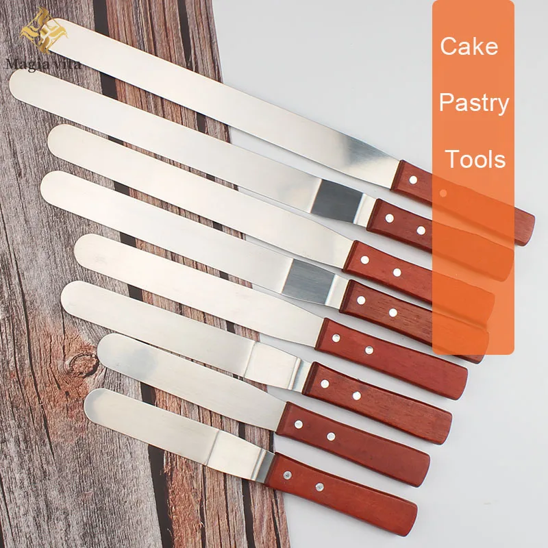 

6/8/10/12Inch DIY Baking Tools For Cake Spatula Desserts Butter Cream Icing Knife Smoother Kitchen Accessories Pastry Decoration