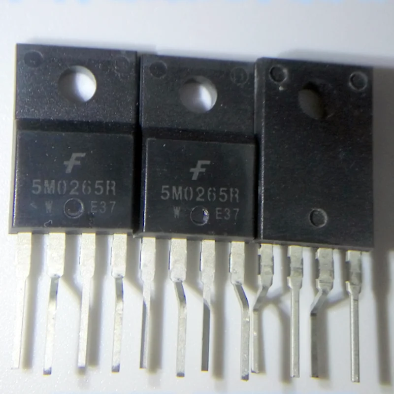 

New Original 10Pcs/Lot KA5M0265R 5M0265R 5M0265 OR KA5M0165R 5M0165R OR KA5M0365R 5M0365R TO-220F-4 Power Switch (FPS)