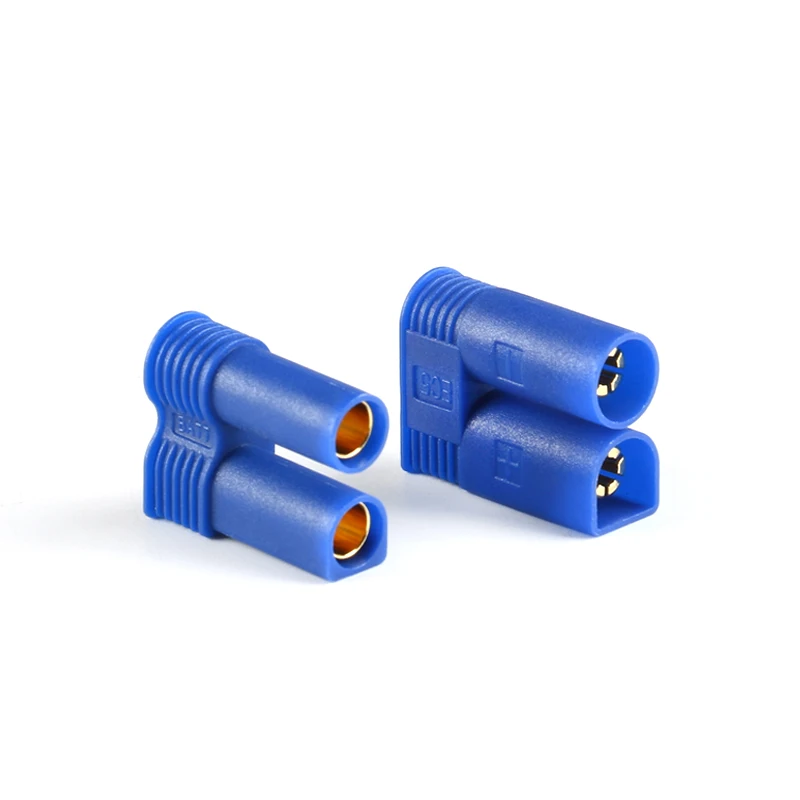 1 Pairs/Lot EC5 Plug 5mm Bullet Connectors10A RC LiPo Battery Charge Adapter M/F Connector For RC Part