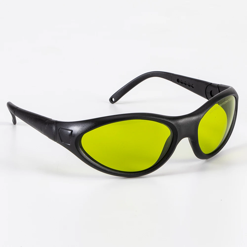 980nm 1064nm 1070nm 1080nm Laser Safety Glasses with One Cleaning Cloth and Black Hard Case VLT 60% O.D 4+ CE