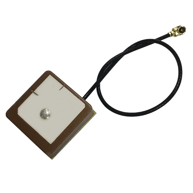 2 piece GPS Active Ceramic Antenna U.FL interface 12*12*6.5mm For Car Bike Minipcie Module EC25-E EC21-E EG25-G SIM7600G-H 10-30