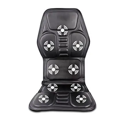 Car Home Office Full-Body Massage Cushion.Heat Vibrate Mattress.Back Neck Massage Chair Massage Relaxation Car Seat 12V