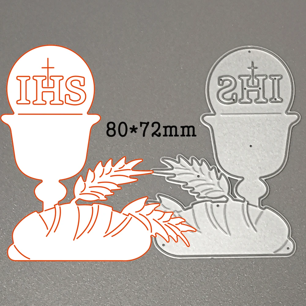 Holy Religion IHS Metal Cutting Dies New Handcraft Bread wheat Die Stencils For DIY Scrapbooking Card Decorative Embossing Die