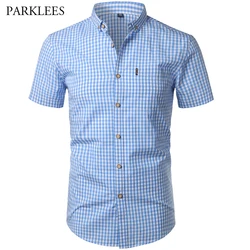 Camisa a cuadros de manga larga para hombre, camisas ajustadas informales de algodón, camisas de vestir con botones, Camisa de negocios, Camisa masculina