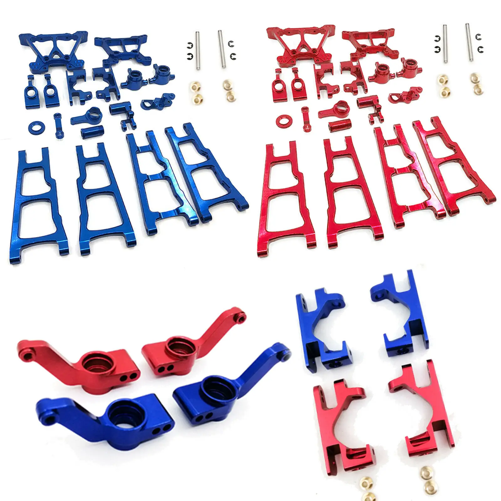 

1/10 RC Crawler Car Durable Aluminum Alloy Upgrade Parts Kit For Traxxas Slash Stampede 4x4 Rustler