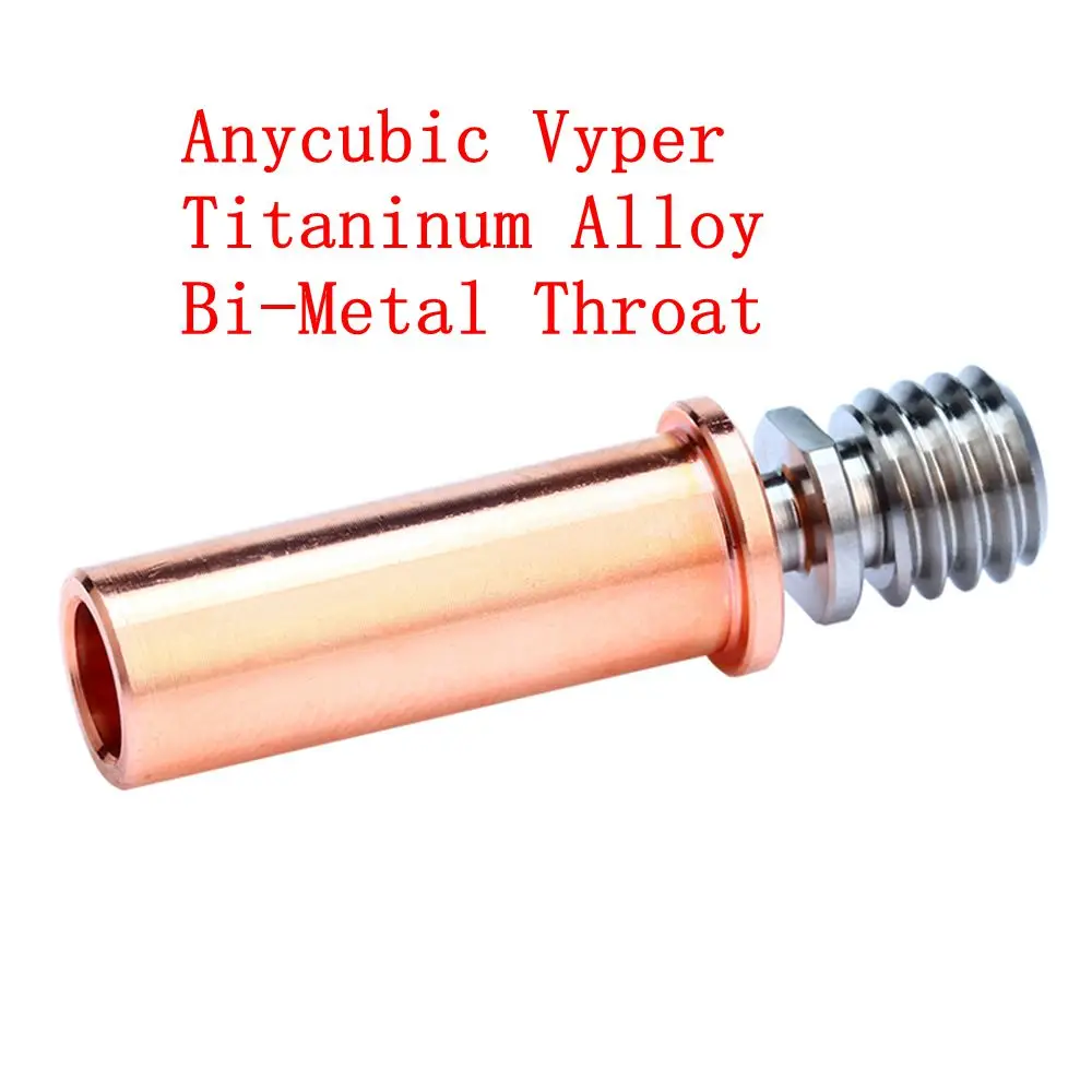 

3d Printer Parts Titanium Alloy Bi-Metal throat Heatbreaker for ANYCUBIC Mega S/ Mega Pro/ Vyper/ Kobra Max 1.75mm Filament