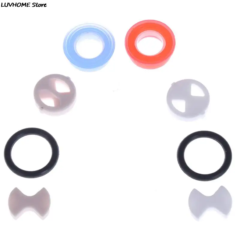 8Pcs/set Ceramic Disc Silicon Washer Insert Turn Replacement 1/2" For Valve Tap