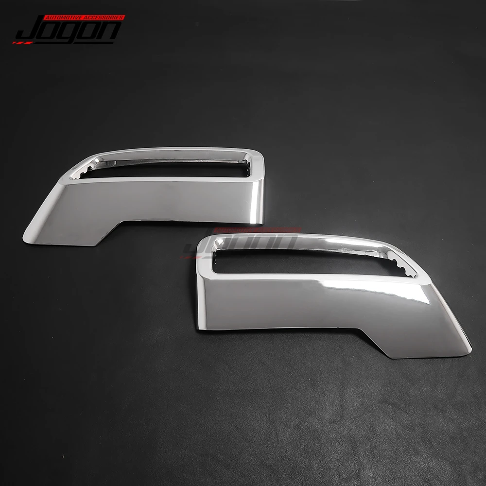 2PCS Chrome Car Rear Exhaust Cover For Peugeot 3008 5008 T87 2017 - 2019 End Pipe Car Exterior Decoration Trim Accessories