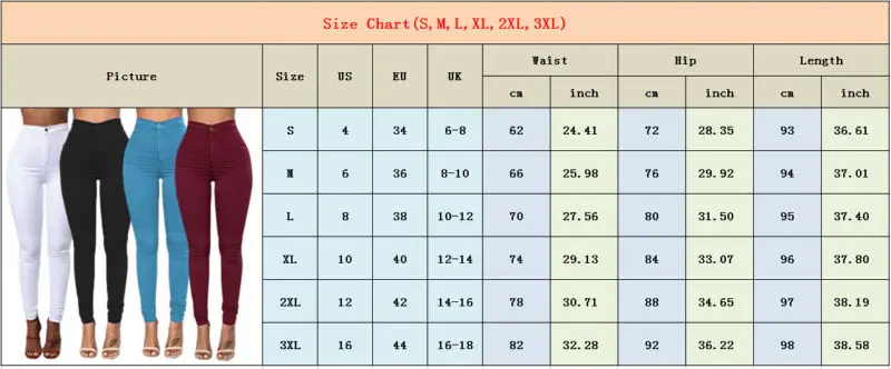 Womens Fashion Solid Leggings Sexy Fitness High Waist Legging Pencil Trousers female trousers  White Black Blue Pants