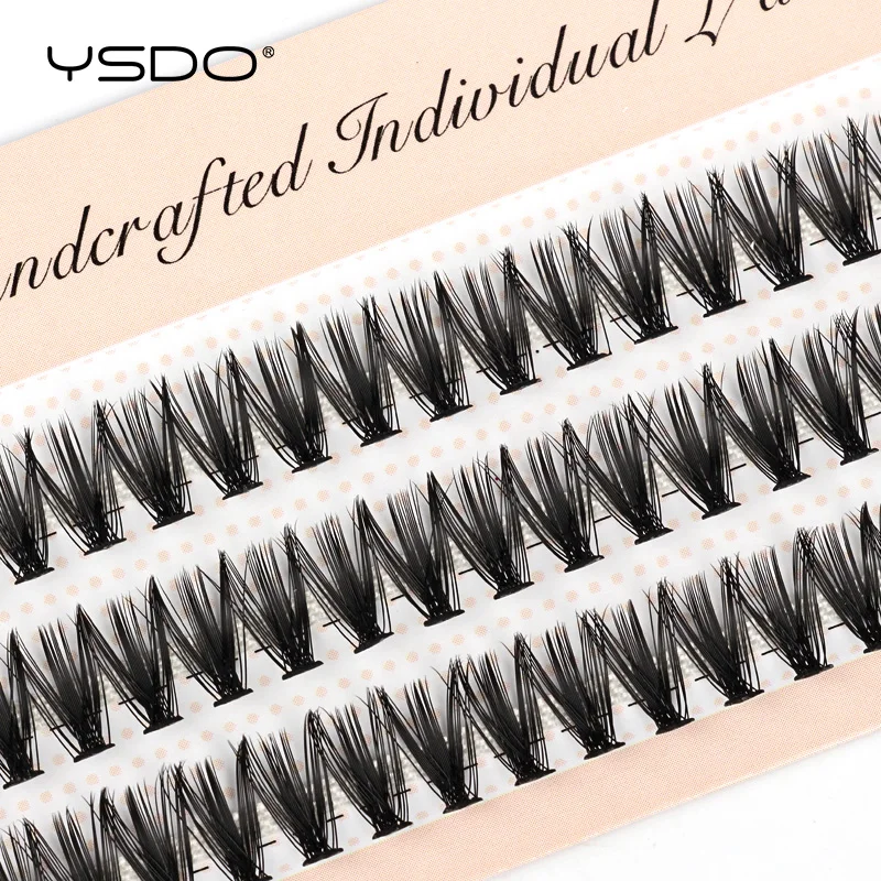 YSDO Individual Eyelashes Wholesale 5/10/20/50 Boxes 30D Lashes Extension Makeup C Curl Bunch Grafting False Eyelash Thick cils