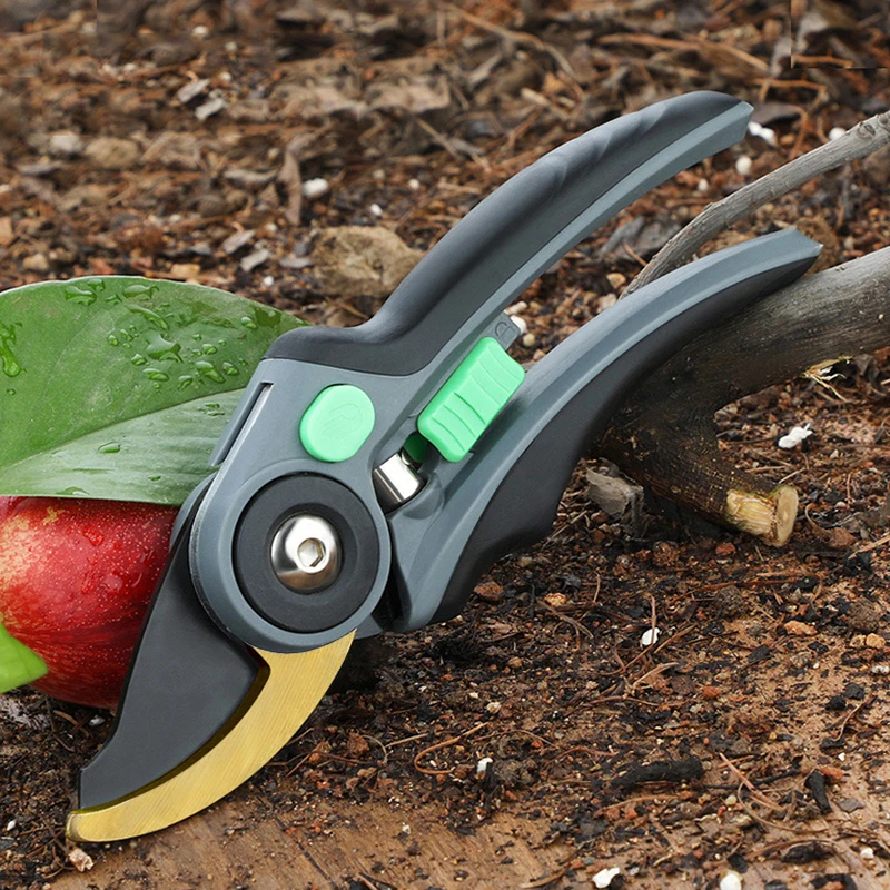 AIRAJ Gardening Pruning Shears Large Opening Fruit Tree ,Flower Pruning Can Cut 24mm Thick Branches with Storage Box