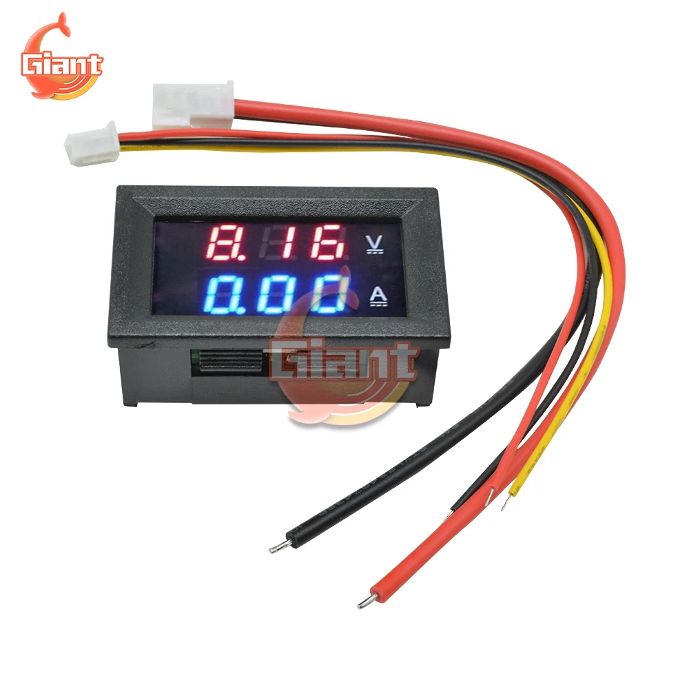 LED Digital Voltmeter Ammeter DC 50A 100A 75mV FL-2 DC Analog Ammeter Current Shunt Resistor DC100V 50A Volt Ampere Meter Tester