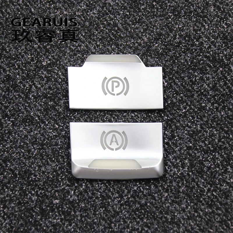 Car Styling for Audi A4 B8 S4 A5 S5 Q5 RS4 Central Handbrake P A Auto switch Buttons Covers Stickers Trim Interior Accessories