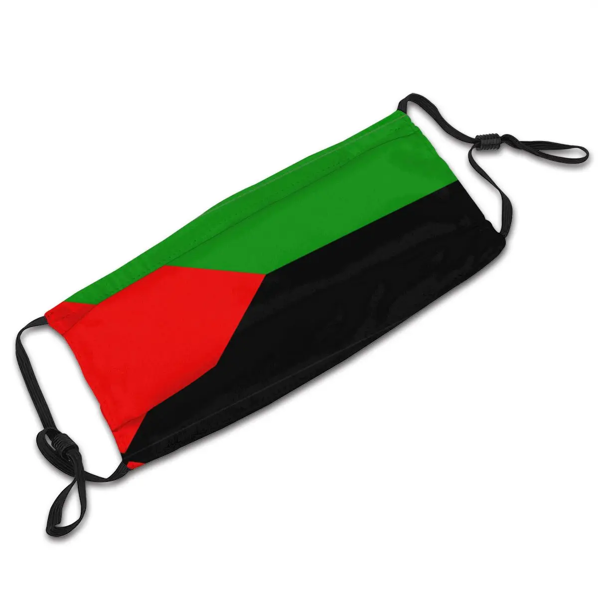 Martinique In Red Green And Black 1 R265 Humor Graphic R265 Activated Carbon Filter Mask